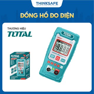 Đồng hồ đo điện vạn năng total tmt460011 2000 số đếm, ac/dc 0.8-600v, điện trở 600kω, nhỏ gọn, đồng hồ đo điện tự động