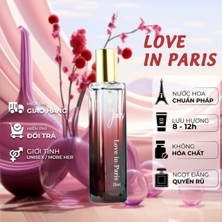  Nước hoa Unisex Jady Love in Paris 15ml
