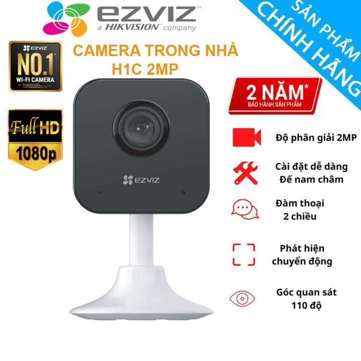Camera EZVIZ Wifi trong nhà - H1C Độ phân giải 1080P đàm thoại 2 chiều