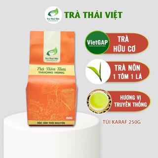Chè thái nguyên vietgap, trà nõn tôm, trà xanh thái nguyên thượng hạng, trà thái việt, gói 250g