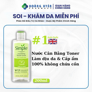 Toner Simple Soothing Facial Kind to Skin 200ml