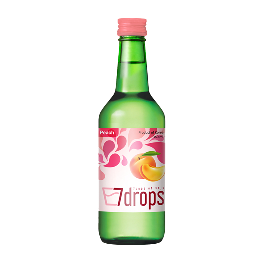 Soju 7Drops Peach 360ml