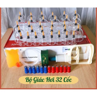 Bộ giác hơi không lửa 32 cốc giác, bộ giác hơi 32 ly