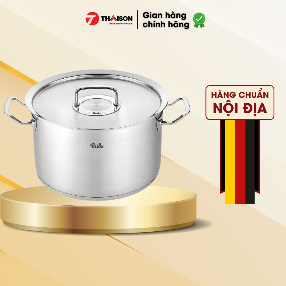 Nồi Fissler Original Profi 28cm (nắp inox) với công nghệ đáy chảo Cookstar độc quyền