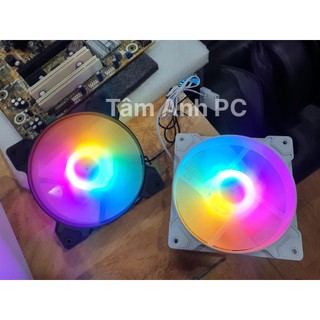 Quạt tản nhiệt Fan Led COOLMOON S3 RGB LED TÂM (Không cần Hub)