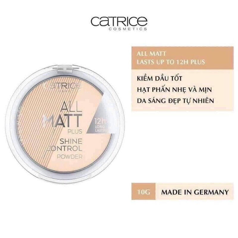 Phấn phủ Catrice All Matt Plus Shine Control Powder