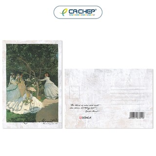 Cá Chép -  Postcard danh họa - Claude Monet (Tùy chọn)