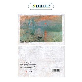 Cá Chép -  Postcard danh họa - Claude Monet (Tùy chọn)