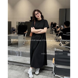 Siuu phẩm váy thun suông basic so hottt hàng freesize