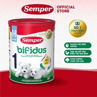 Sữa bột công thức Semper Bifidus số 1 400g