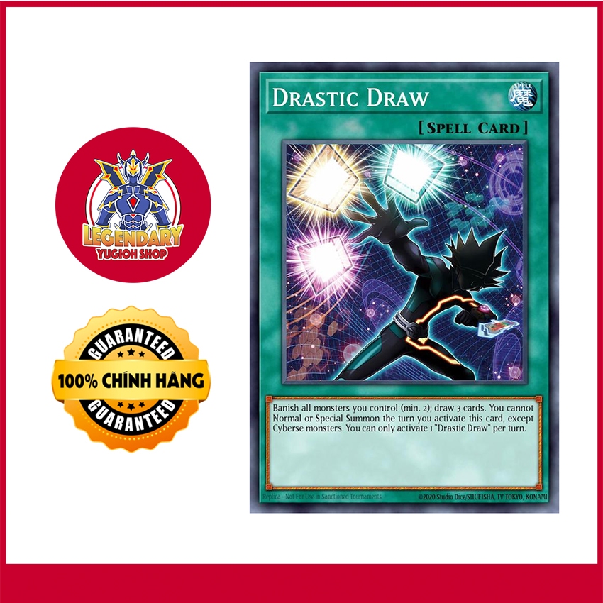 [Thẻ bài Yugioh Chính Hãng] Drastic Draw