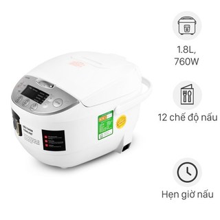 Nồi cơm điện tử toshiba rc-18dh2pv 1.8l hàng trưng bày đẹp mới 98-99% chính hãng 100% bảo hành 12 tháng