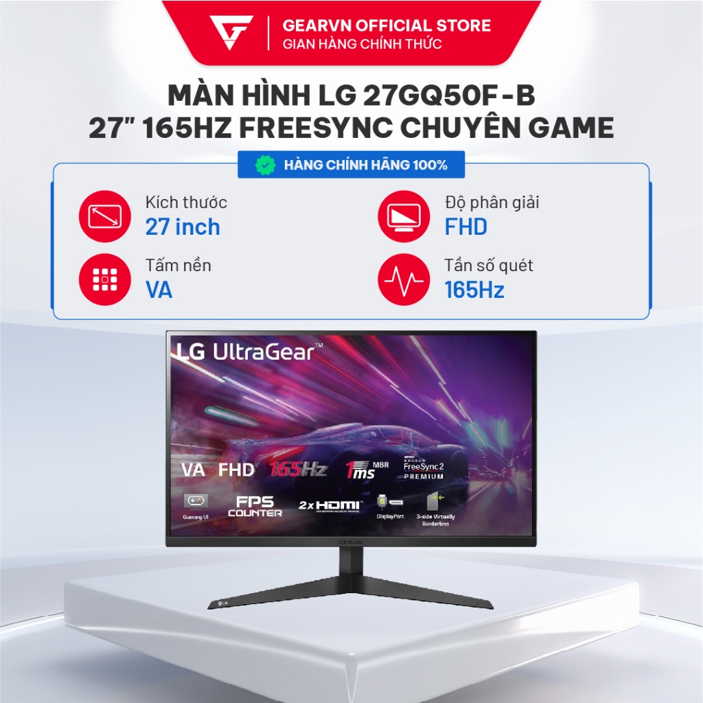 Màn hình LG 27GQ50F-B 27" 165Hz Freesync chuyên game