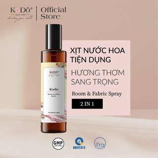 Xịt Thơm Phòng, Quần Áo, Vải Hương Nước Hoa Kodo Xịt Thơm Phòng Đa Năng Chai 100ml Tiện Lợi