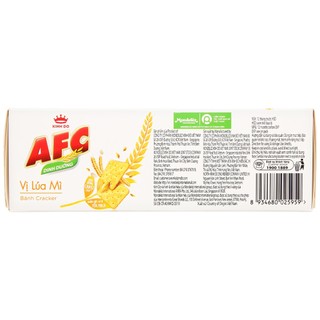Bánh Cracker AFC Dinh Dưỡng Vị Lúa Mì (Hộp 86g)