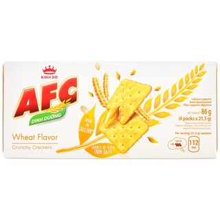 Bánh Cracker AFC Dinh Dưỡng Vị Lúa Mì (Hộp 86g)