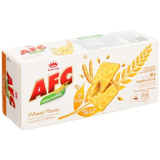 Bánh Cracker AFC Dinh Dưỡng Vị Lúa Mì (Hộp 86g)