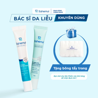 Bộ đôi Kem Mụn Sahemul 20Gr Và Gel Mụn Sahemul 20Gr Dùng Cho Mụn Viêm, Mụn Ẩn, Mụn Đầu Đen