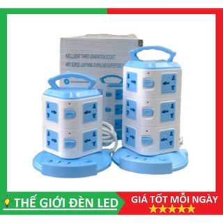 Ổ cắm tháp đa năng 2 tầng, 3 tầng, 4 tầng công suất 2500w hàng chính hãng