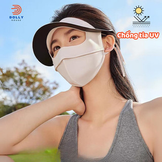 Khẩu Trang Chống Nắng Kèm Mũ Loại Mới Nhất Công Năng 3IN1 Chống Nắng Tới 99% Bảo Vệ Da Dolly House