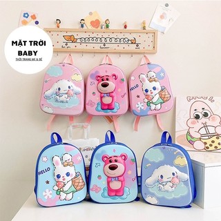 Balo trứng hoạt hình 3D dễ thương chống nước, chống va đập cho bé mầm non