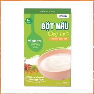 Bột ăn dặm Mabu 900g (6M+) mẫu mới