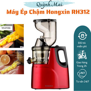 Máy ép chậm Hongxin RH 312 siêu kiệt bã - Bảo hành 06 tháng động cơ máy