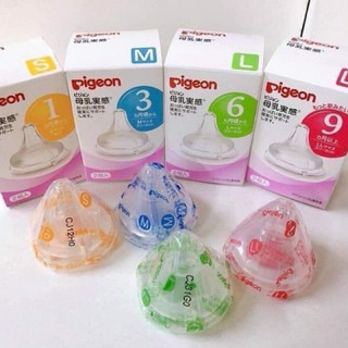 Núm ty pigeon nội địa nhật cổ rộng đủ size ss,s,m,l,ll