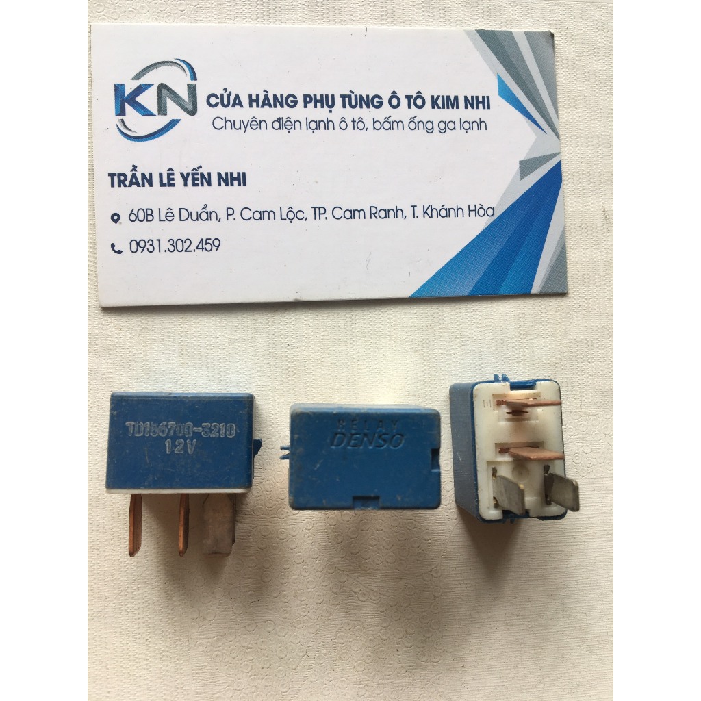 RELAY (ROLE) 4 chân 12V denso (Hàng bãi)