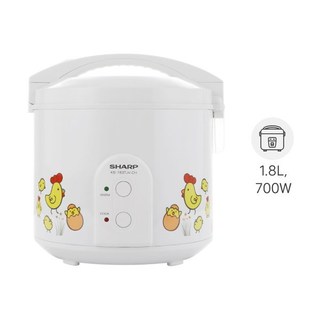 Nồi cơm điện nắp gài sharp ks-183tjv-ch1.8l hàng trưng bày mới 99% chính hãng 100% bảo hành 12 tháng