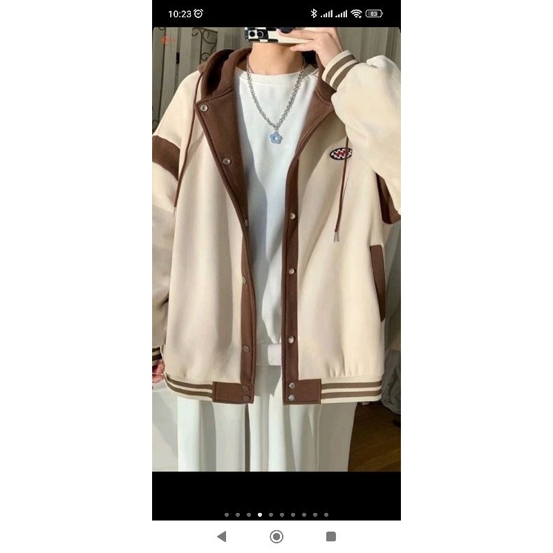 Áo khoác nỉ áo Hoodie Zip phối màu nỉ loại 1 cao cấp