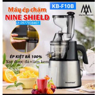 Máy Ép Chậm Nineshield KB-F10B - Mạnh Mẽ - Ép Kiệt Nước - Bền Bỉ, Máy ép trái cây hoa quả cao cấp chính hãng