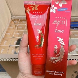 Sữa rửa mặt sâm đỏ my gold hàn quốc 130ml