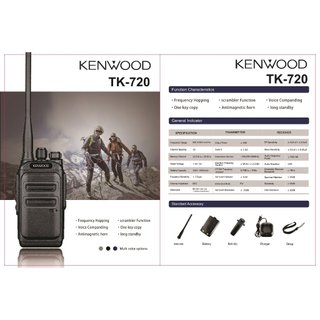 Bộ Đàm Kenwood TK-720/TK720 (BH:12 Tháng) CTY TNHH ĐTVT BẢO NGÂN
