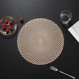 Tấm Lót Bàn Ăn, Bình Hoa Placemat In Cách Nhiệt Sang Trọng Cao Cấp - TR07