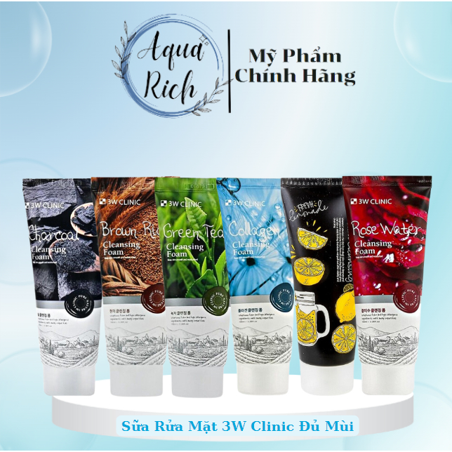 SỮA RỬA MẶT 3W CLINIC 100ML 5sao