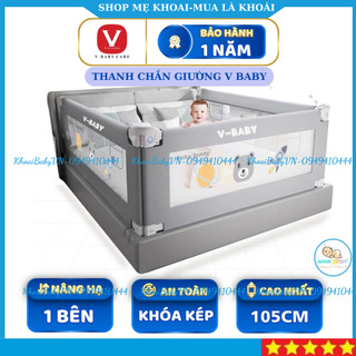 Thanh chắn giường nhật bản v-baby nv01 & n1s hàng cao cấp -khoaibaby