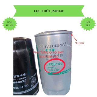 Lọc nhớt xe tải Thaco Ollin 2.5 tấn, 3.5 tấn, 5 tấn. Mã lọc: JX0814C, JX0814D, 1012D5-20