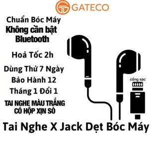 Tai Nghe Chân Dẹp Zin Máy Không Cần Bluetooth Nghe Gọi Đầy Đủ Nghe Nhạc Bass Hay Dùng Từ 7/8/7Plus/8Plus/X/Xsmax