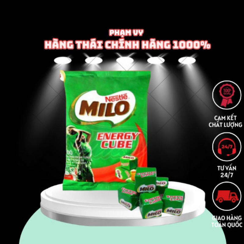 Kẹo Milo Energy Cube 100 viên Nestlé (Gói 275g)