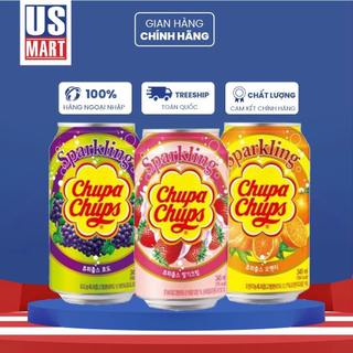 Nước Ngọt Có Gas Sparkling Chupa Chups 345ml (Nhiều vị)