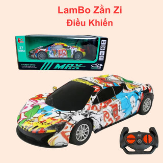 Siêu xe đua điều khiển từ xa ô tô điều khiển từ xa tốc độ cao mô phỏng thực tế màu sắc tinh tế (LAMBO ĐA SẮC)