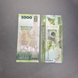 (A)Sưu Tầm/Lì Xì Tết /Qùa tặng 1 tờ 1000 Srilanca 2019