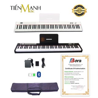[Chính Hãng] Đàn Piano Điện Bora BX-II - 88 Phím nặng Cảm ứng lực Có Loa BX2 BX-02