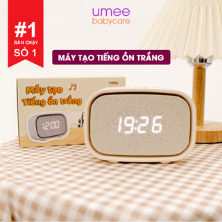 Máy Tạo Tiếng Ồn Trắng Tobe - đèn ngủ, đồng hồ điện tử có báo thức, loa kết nối Bluetooth - Umee Babycare