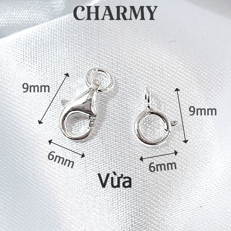 Móc khóa vòng, Bạc 925 - C219 CHARMY