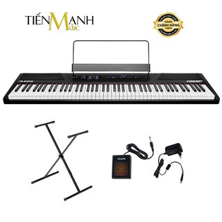 Đàn Piano Điện Alesis Concert 88 Phím nặng Cảm ứng lực Có Loa