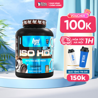Sữa Tăng Cơ Bắp Whey BPI ISO HD 100% Pure Isolate Protein 5lbs Chính Hãng