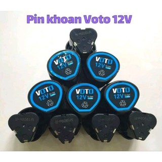 PIN SẠC MÁY KHOAN VOTO 12V