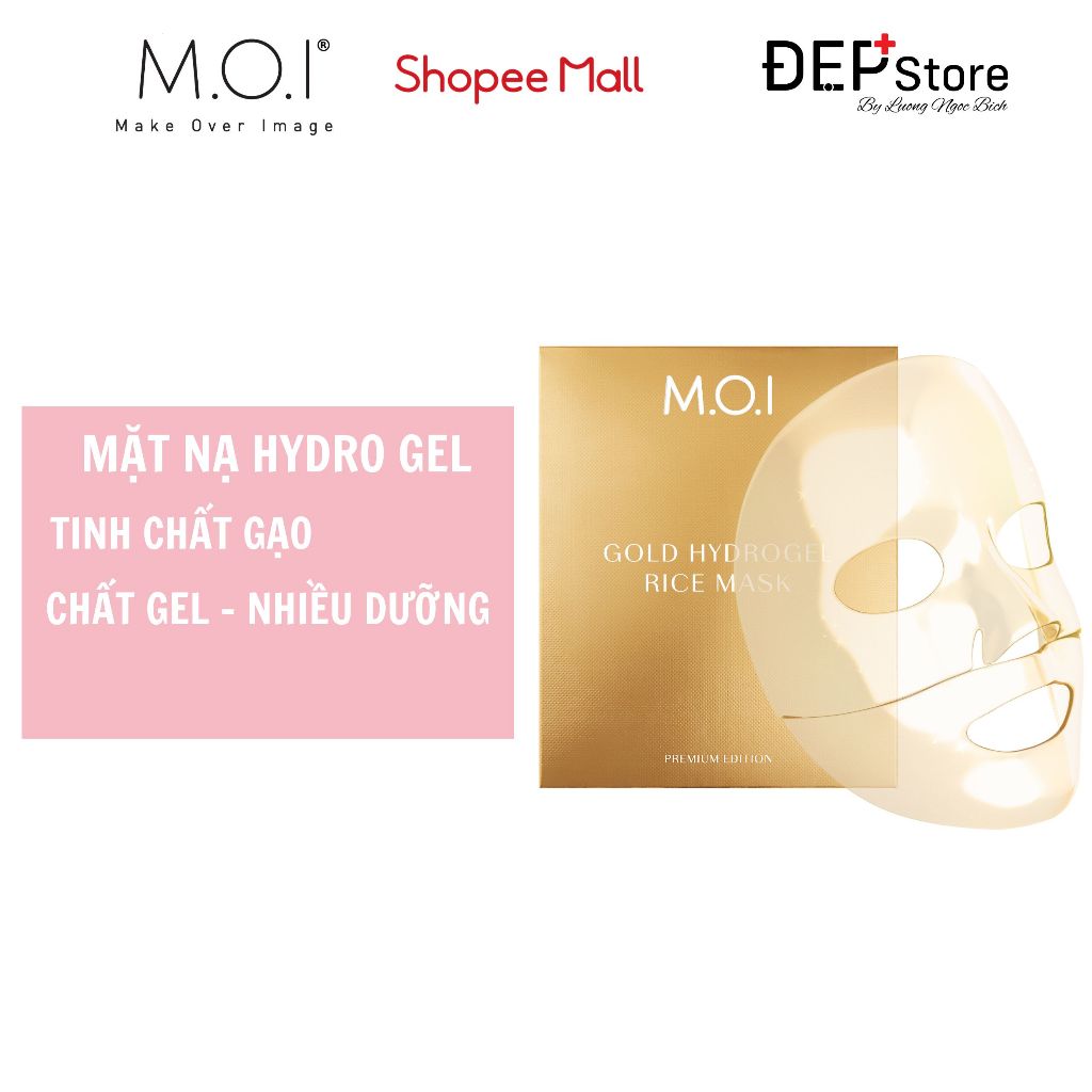 Mặt nạ Gạo Premium M.O.I Cosmetics tinh khiết Hydrogel  10g